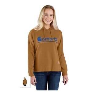Carhartt Women’s TENCEL™ Fiber Series Loose Fit Graphic Hooded Sweatshirt Size L